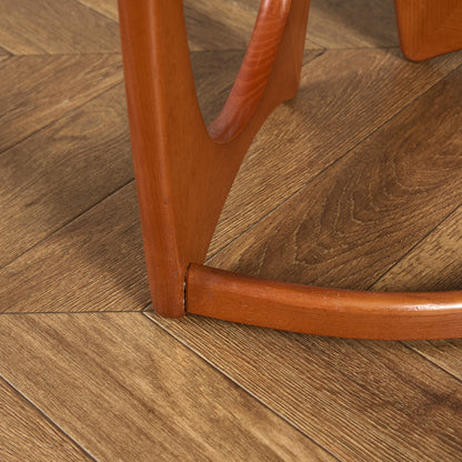 ヴィンテージ ガラストップ ネスト コーヒーテーブル