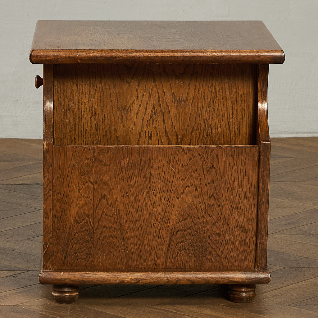 英国 クラシック マガジンラック付き サイドテーブル