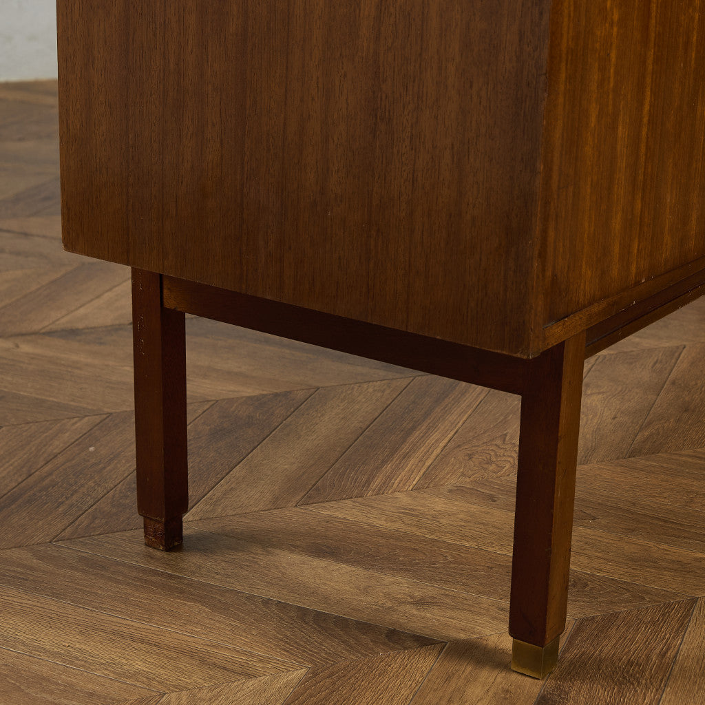 Brass-fitted Tola  ヴィンテージ サイドボード (4005)