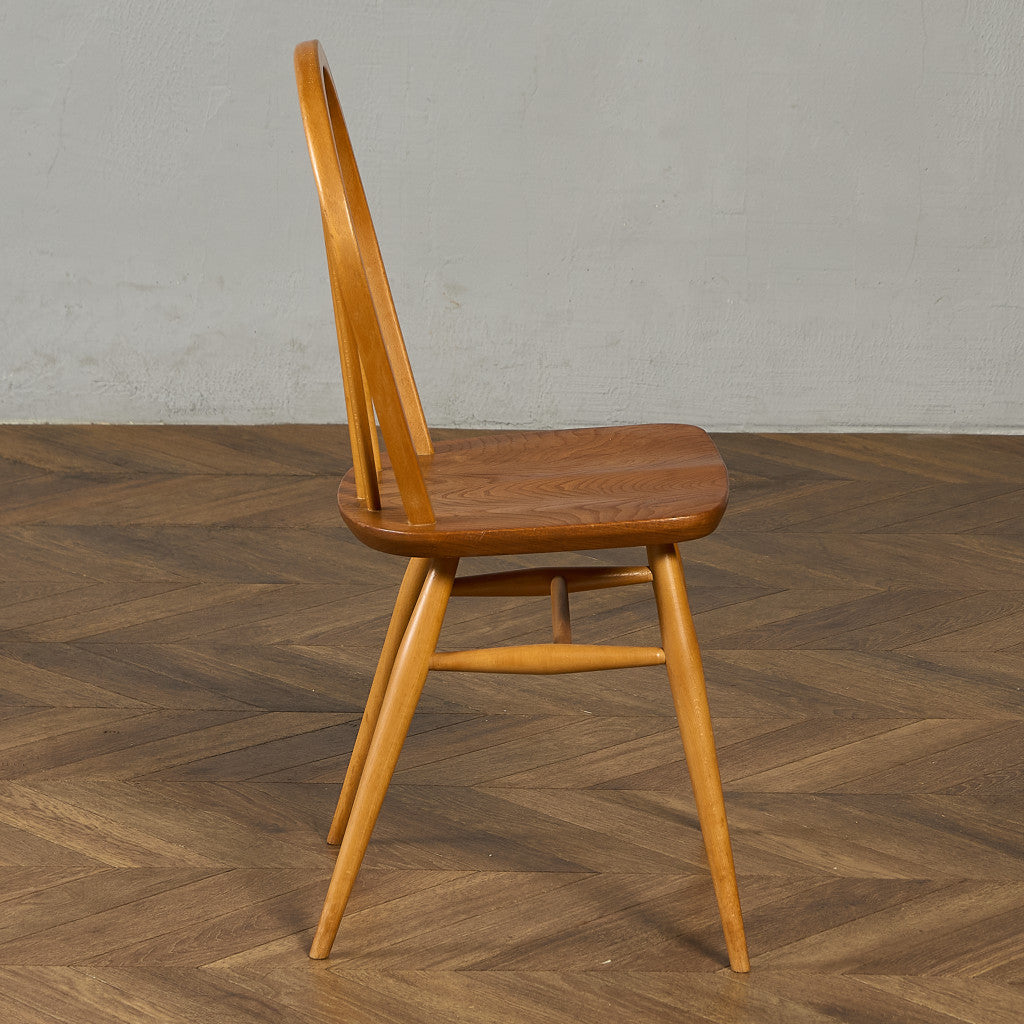 アーコール ERCOL ヴィンテージ 4本 スポーク フープバックチェア ラウンドゴールドラベル #89772