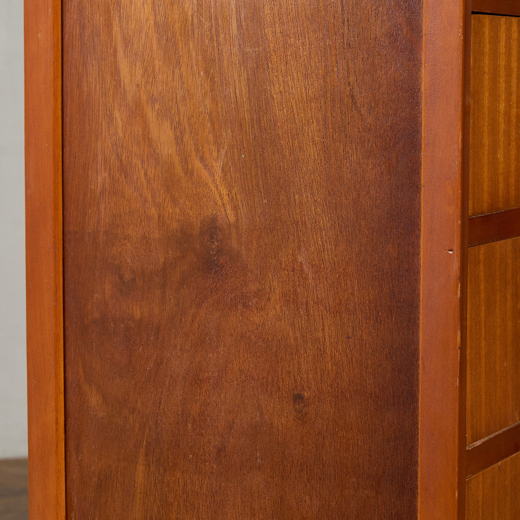 英国 ヴィンテージ 6段 トール チェスト