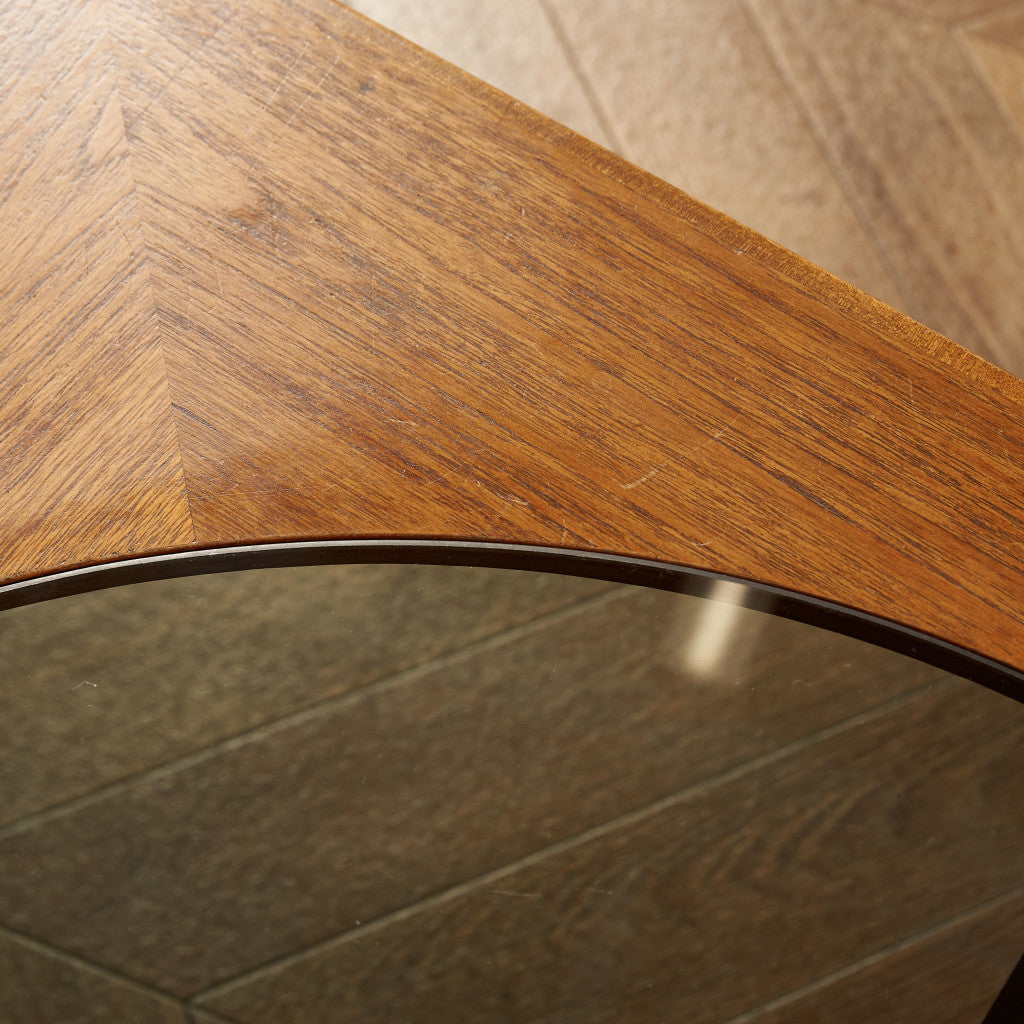 ヴィンテージ スツール付き ガラストップ センターテーブル