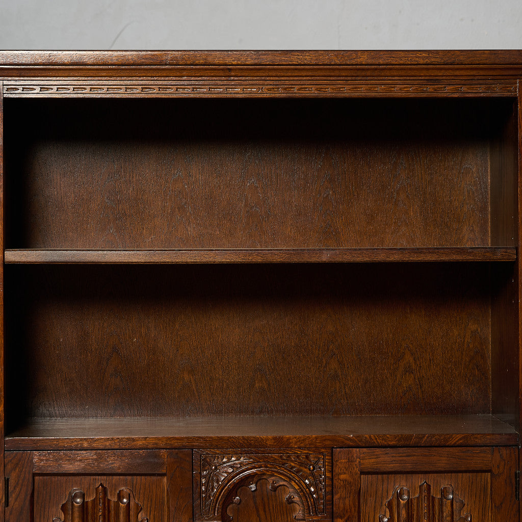 英国 クラシック オーク材 キャビネット