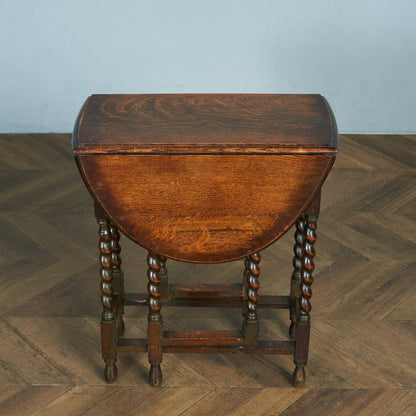 英国クラシック ドロップリーフ ゲートレッグテーブル #83843