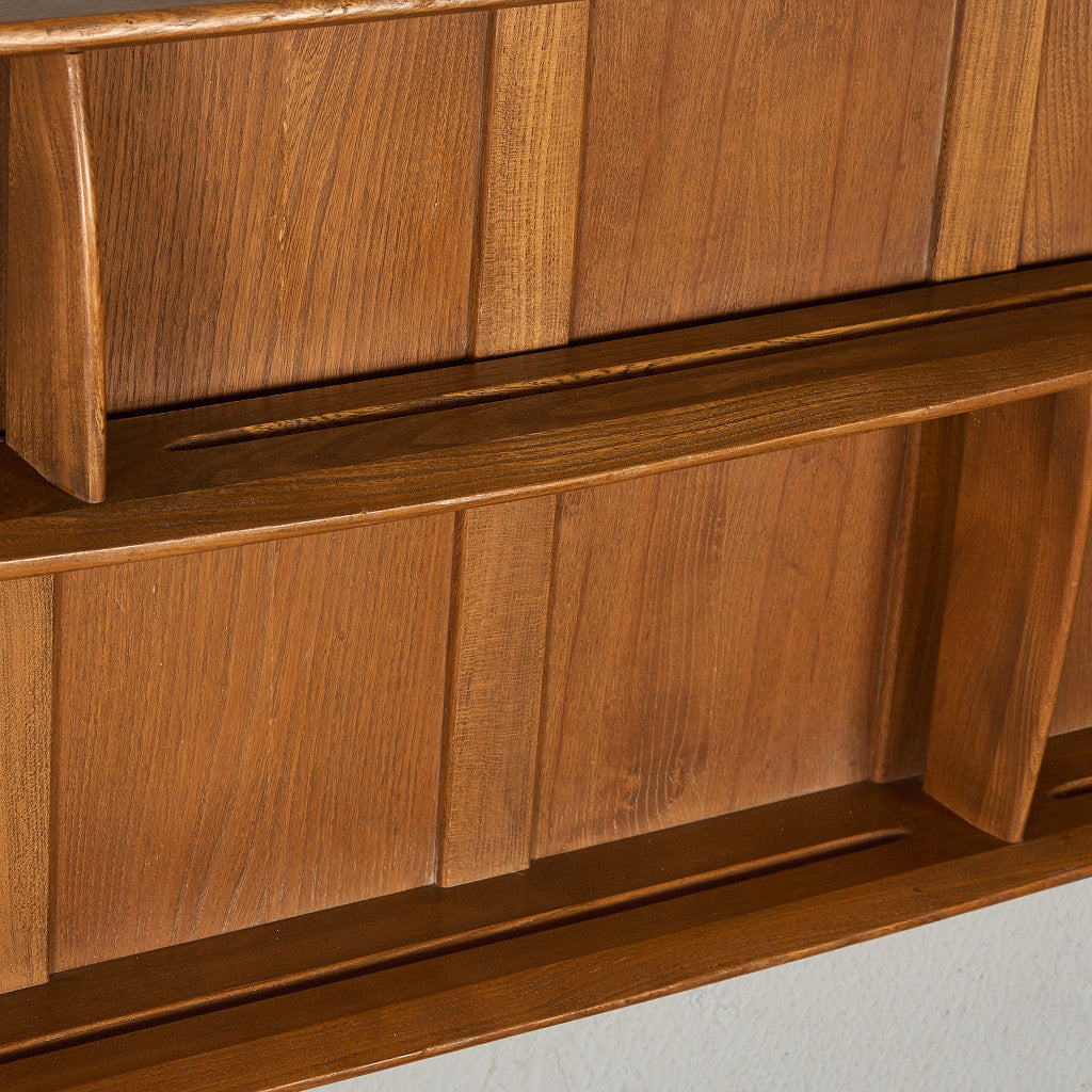 イギリス エルム アーコール ERCOL ヴィンテージ ウォール ラック (Plate Rack 386) 英国 ercol プレート 飾り棚 壁掛け ディスプレイ オープン シェルフ #87179 アーコール ERCOL ヴィンテージ ウォール ラック (Plate Rack 386