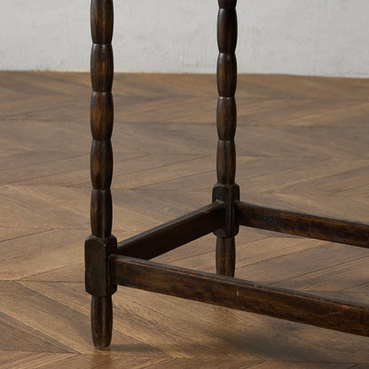 英国 クラシック オーク材 サイドテーブル