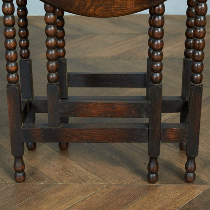 英国クラシック ドロップリーフ ゲートレッグテーブル