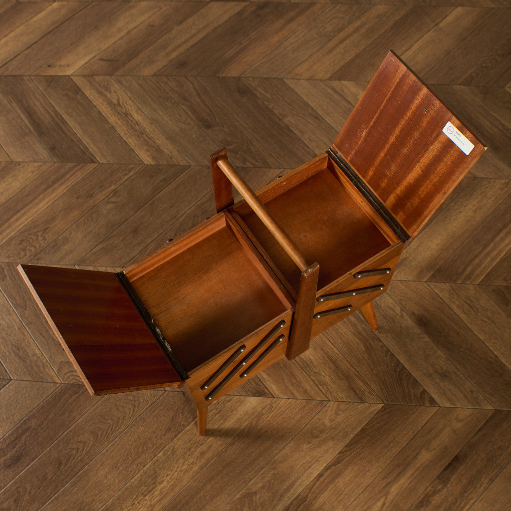 英国 ヴィンテージ ソーイングボックス