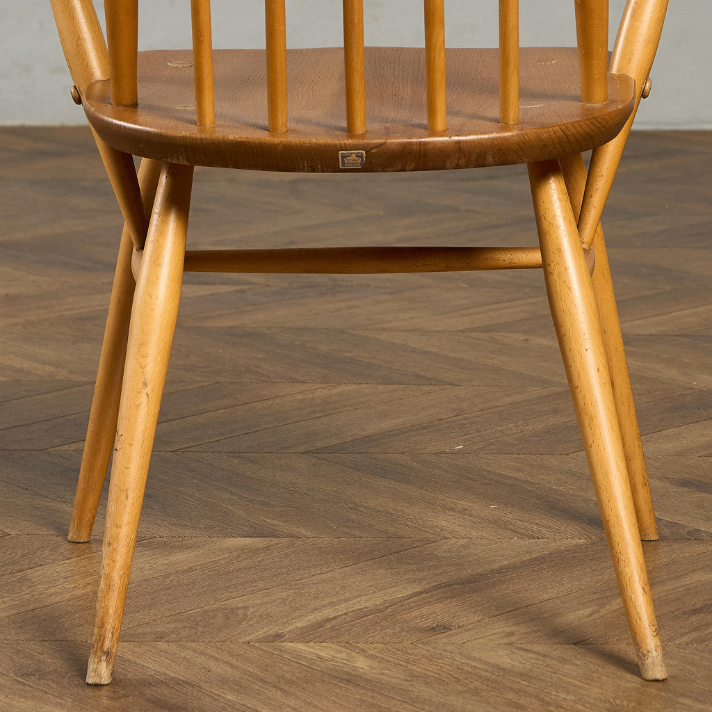 アーコール ERCOL ヴィンテージ クエーカー アームチェア ブルーラベル #89762