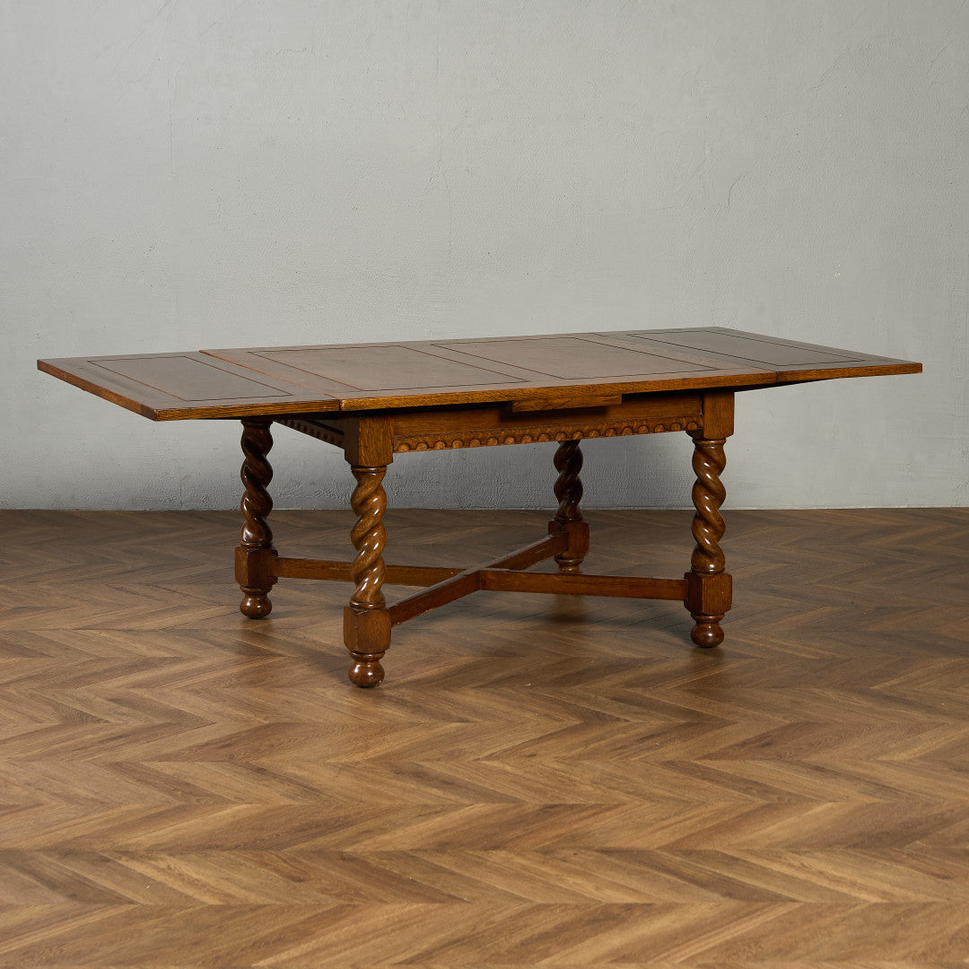 英国 クラシック ドローリーフ ダイニングテーブル