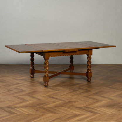 英国 クラシック ドローリーフ ダイニングテーブル