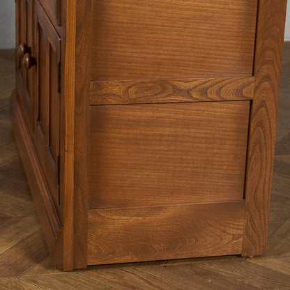 Old Colonial ヴィンテージ ブックシェルフ カップボード ラウンドゴールドラベル