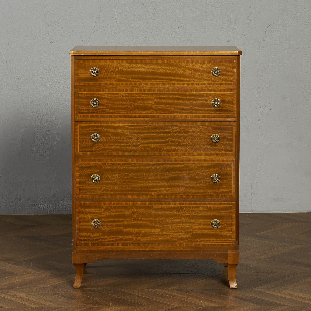 英国 クラシック 5段 チェスト #90027