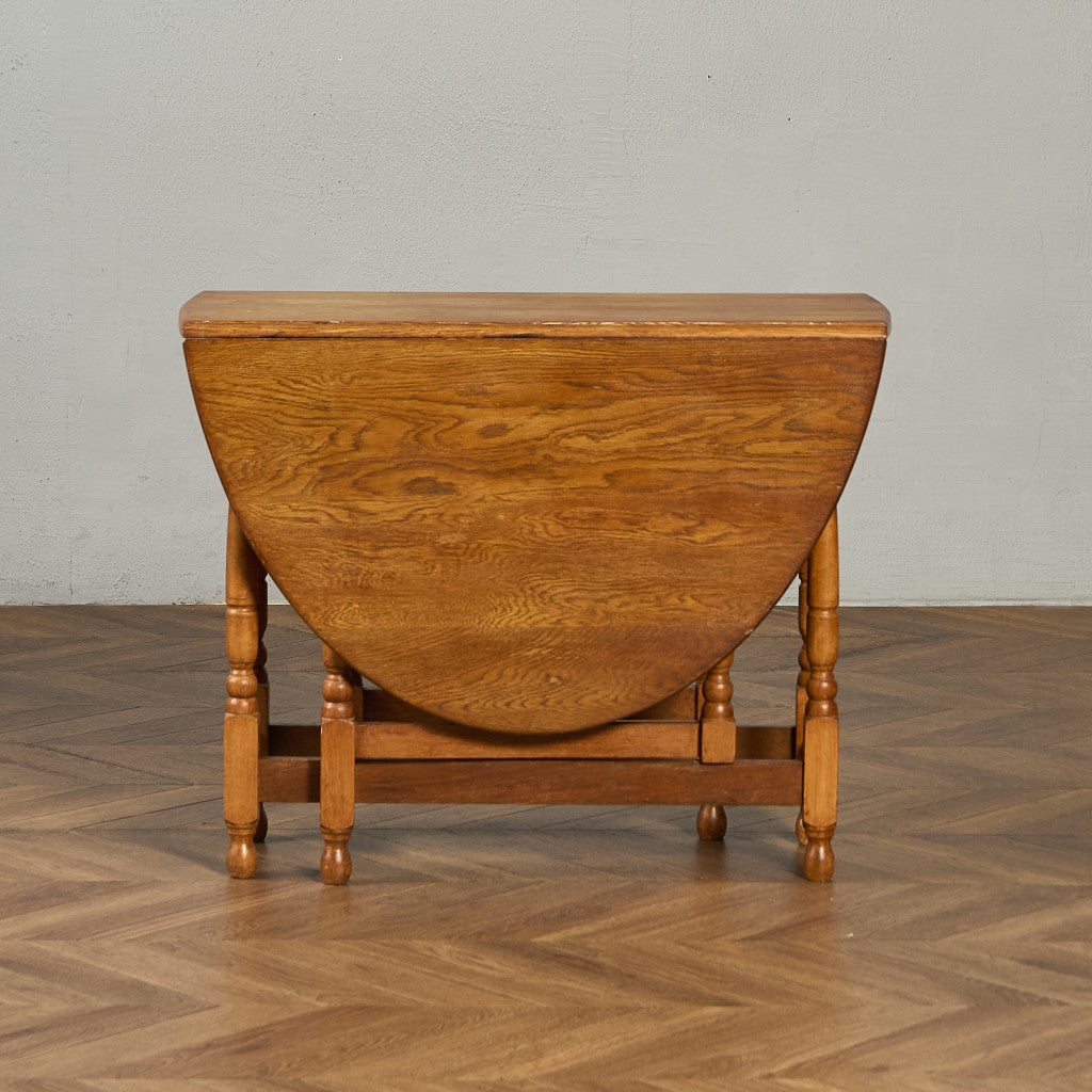 英国 クラシック ドロップリーフ ゲートレッグテーブル