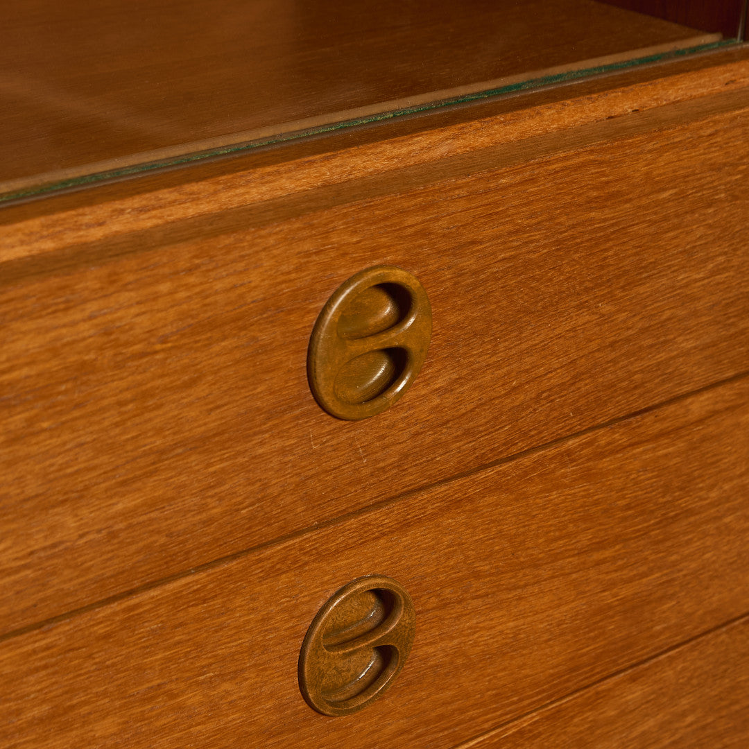 英国 ヴィンテージ ウォールユニット 本棚