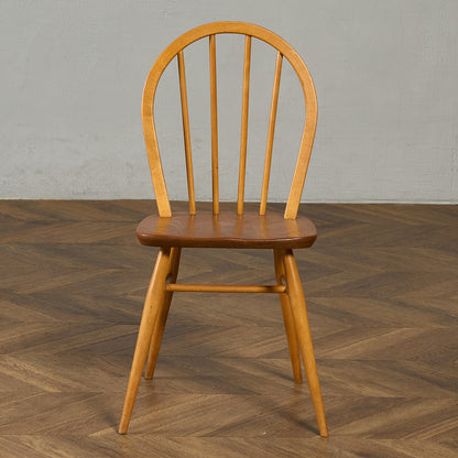 アーコール ERCOL ヴィンテージ 4本 スポーク フープバックチェア ラウンドゴールドラベル #89772