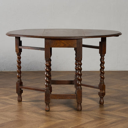 英国 クラシック ドロップリーフ ゲートレッグテーブル #91789