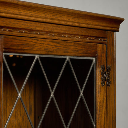 英国 クラシック オーク材 ブックケース