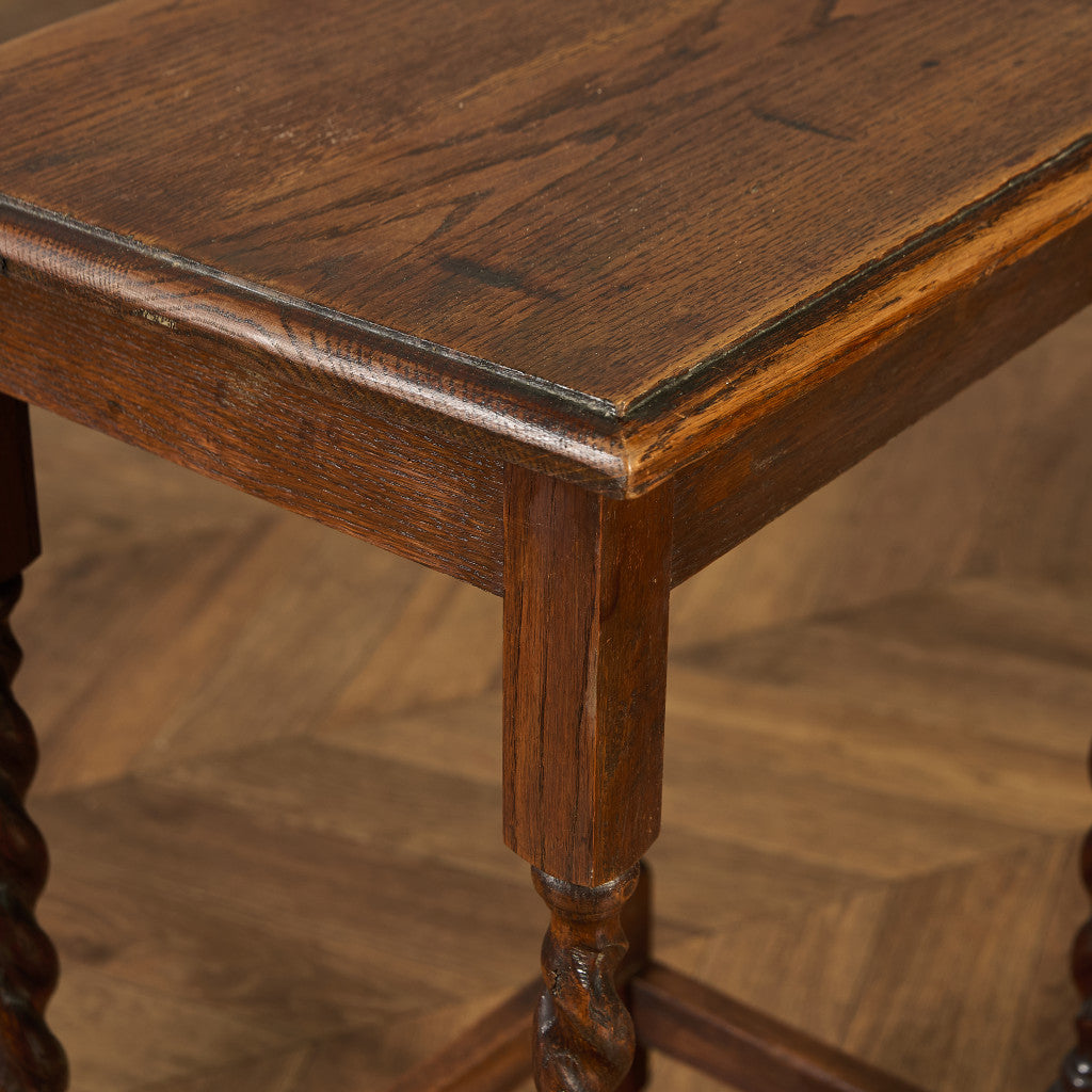 英国 クラシック バーリーシュガーツイスト サイドテーブル