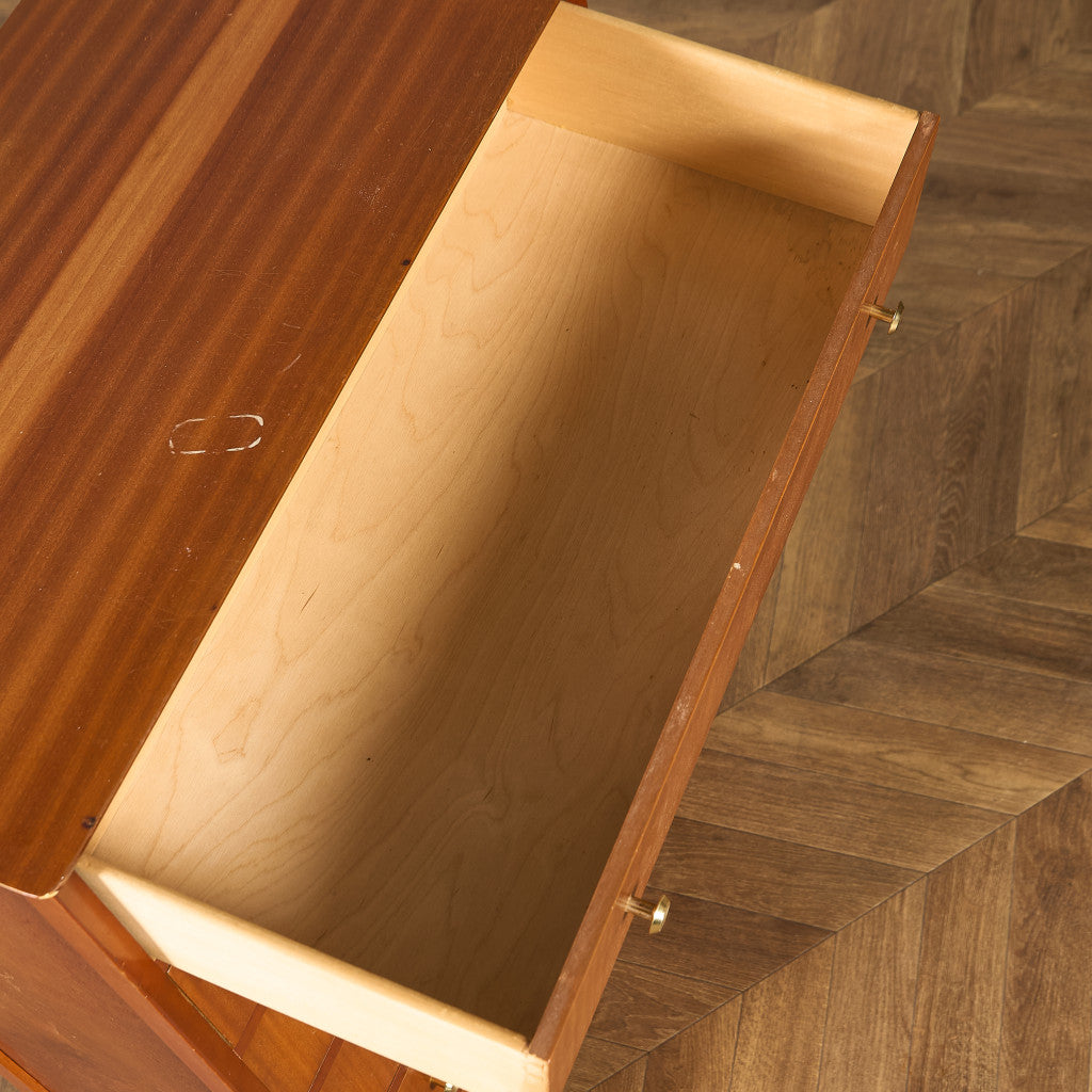 英国 ヴィンテージ 6段 トール チェスト