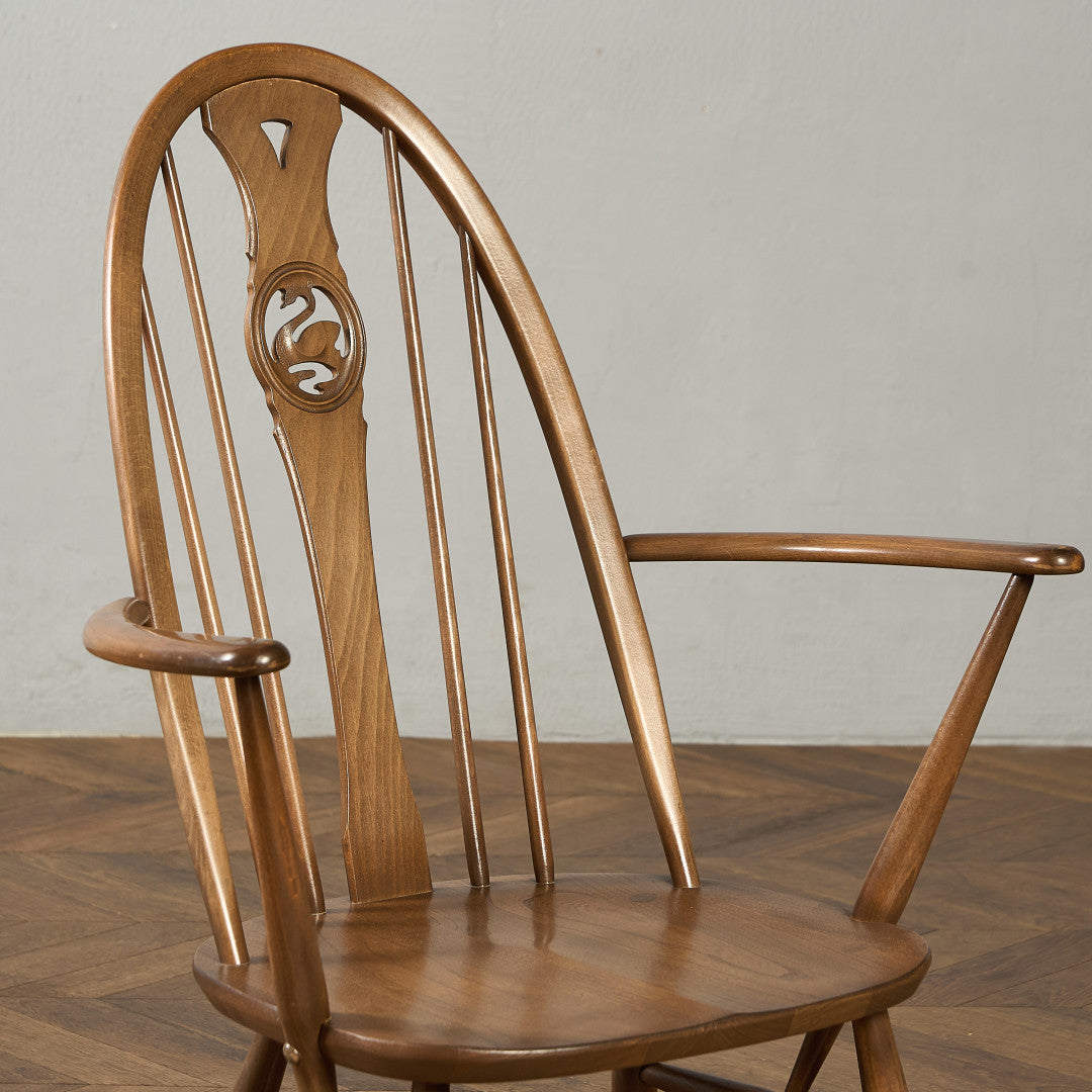 ERCOL / アーコール｜ スワンバック チェア｜エルム材 1960年代 【英国