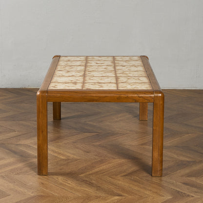 ベルギー ヴィンテージ タイルトップ コーヒーテーブル センターテーブル