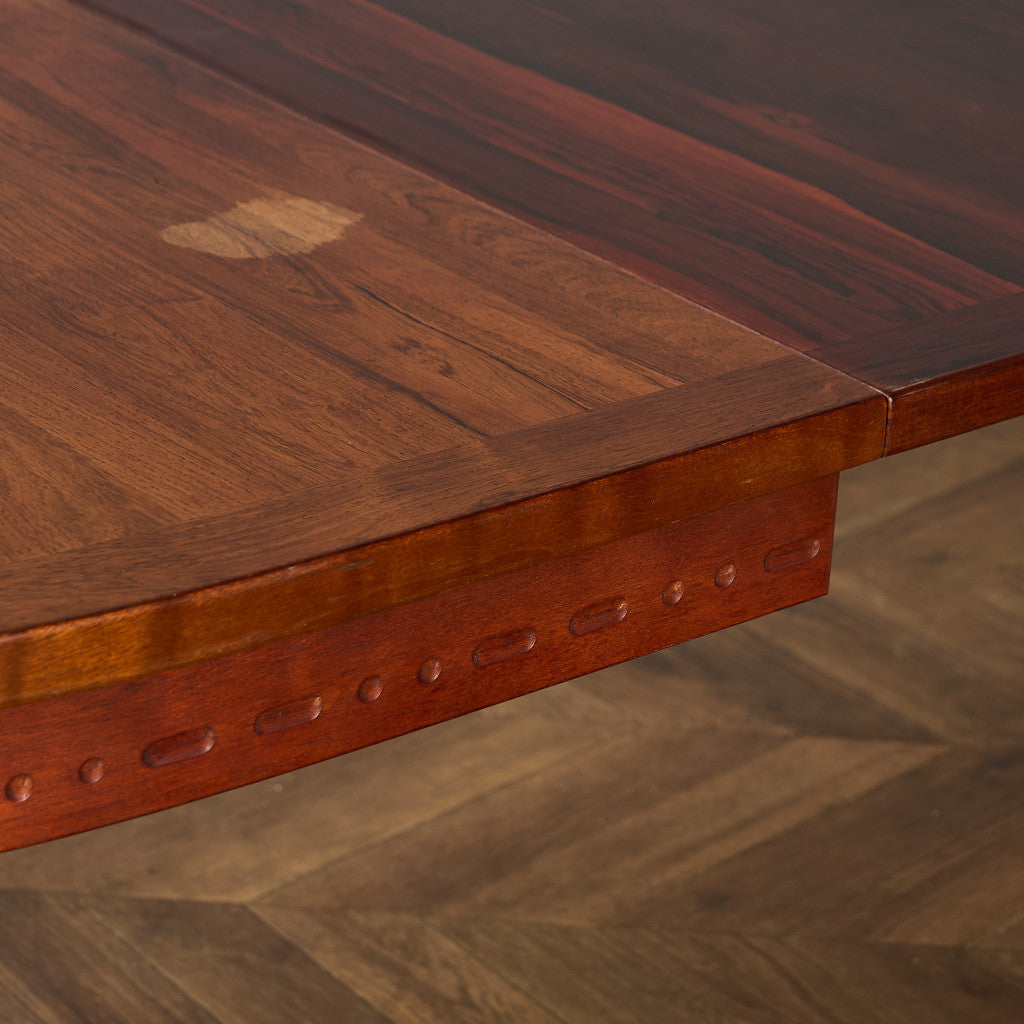 ヴィンテージ エクステンション オーバル ロング ダイニングテーブル