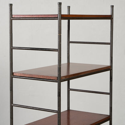 英国製 インダストリアル オープン シェルフ