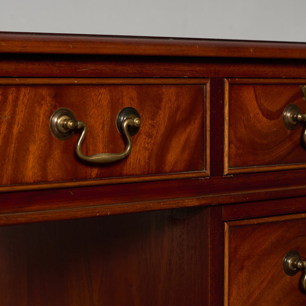 英国 クラシック 両袖 デスク