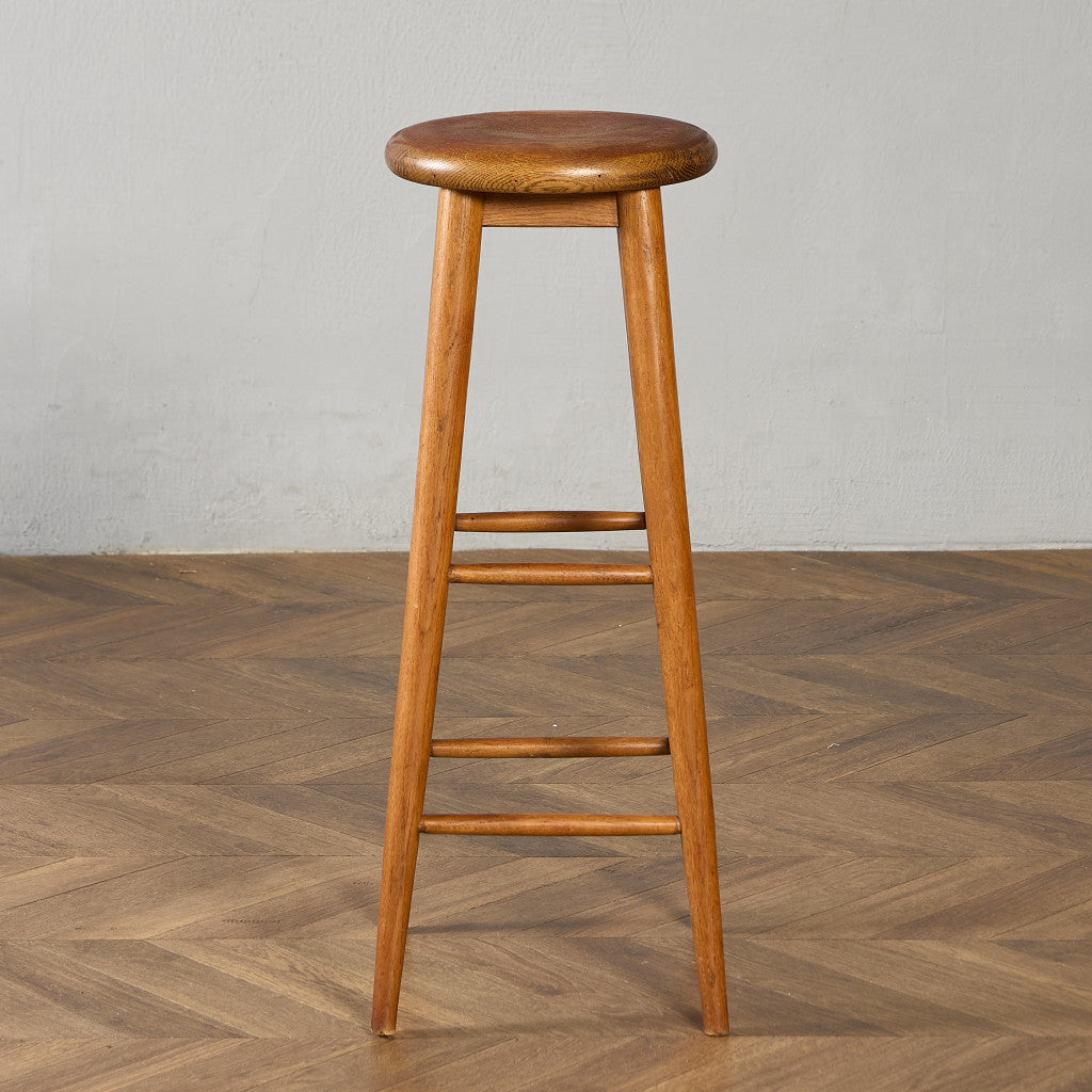 イギリス ヴィンテージ ハイ スツール