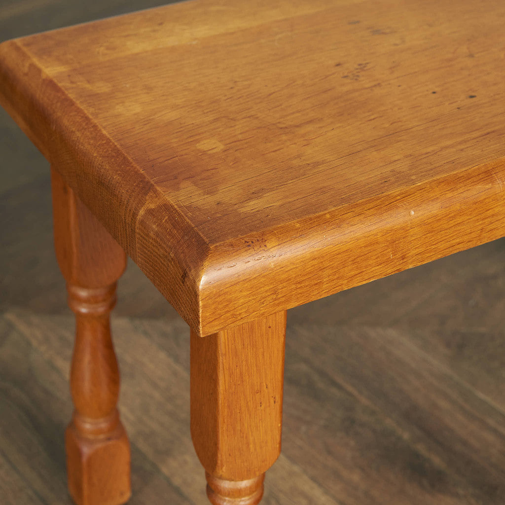 Dutch solid oak nesting table #85389