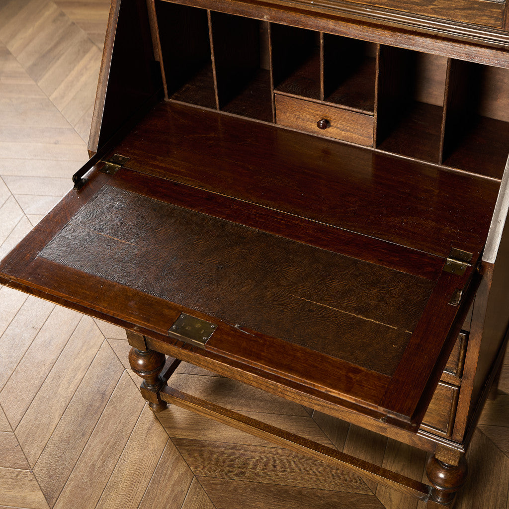 英国 クラシック ビューロー ブックケース デスク