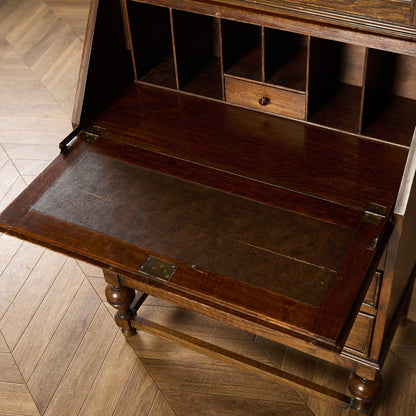 英国 クラシック ビューロー ブックケース デスク