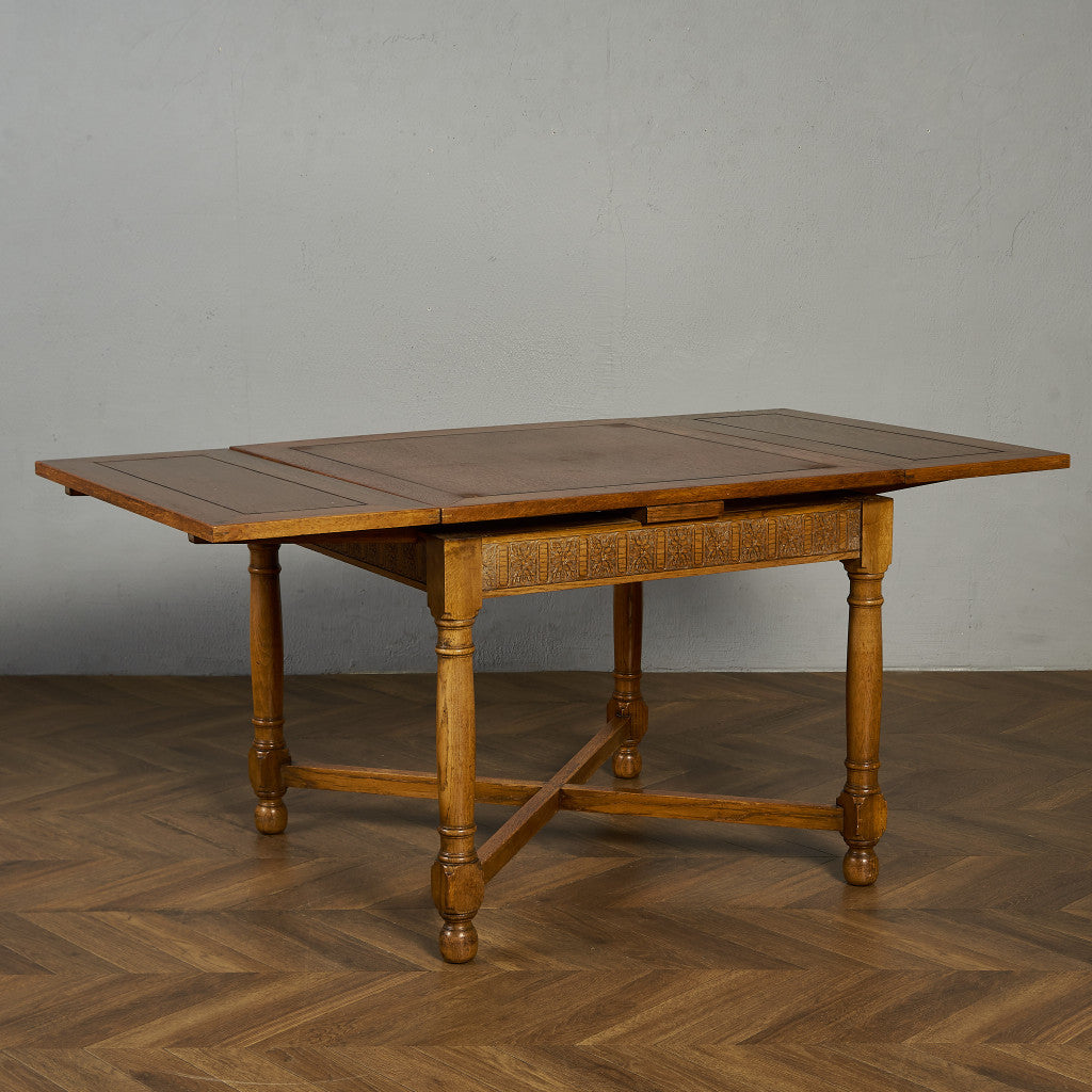 英国 クラシック ドローリーフ ダイニングテーブル