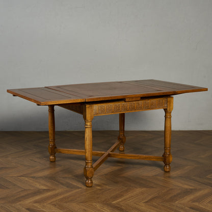 英国 クラシック ドローリーフ ダイニングテーブル