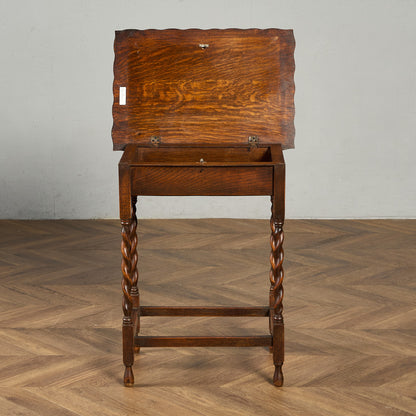 英国 クラシック バーリーシュガーツイスト サイドテーブル #91801