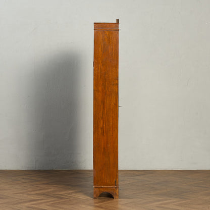 英国 クラシック オーク材 ブックケース 食器棚