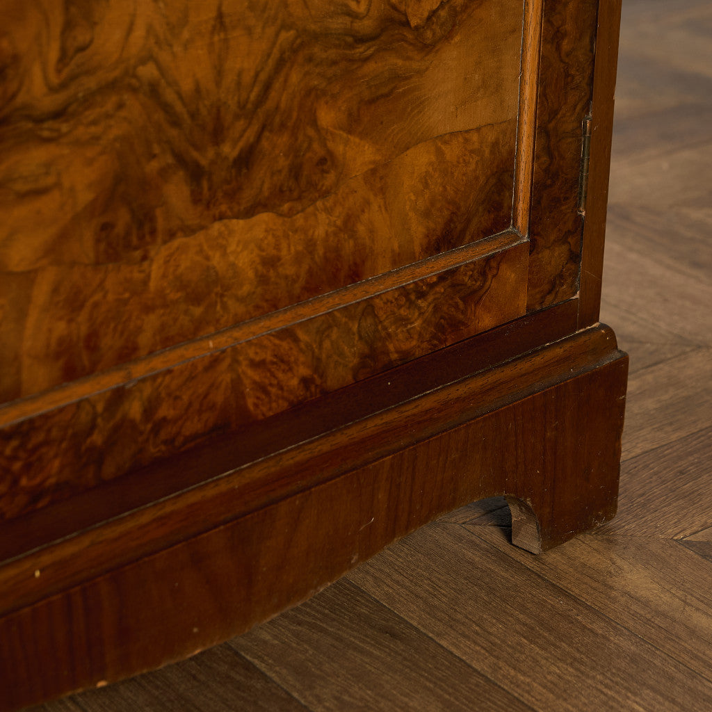 英国 クラシック ウォールナット ブックケース