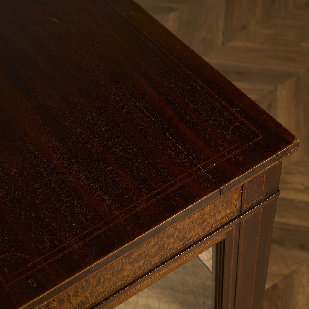 英国 クラシック キュリオケース ディスプレイキャビネット #90009