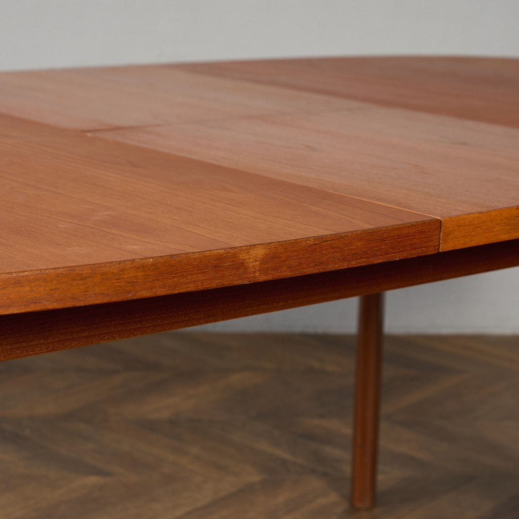 ヴィンテージ エクステンション オーバル ロング ダイニングテーブル