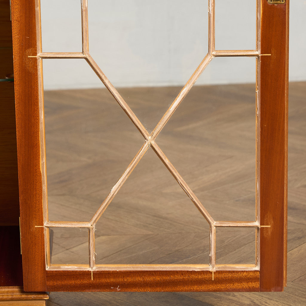 英国 クラシック エドワーディアン ブックケース  食器棚