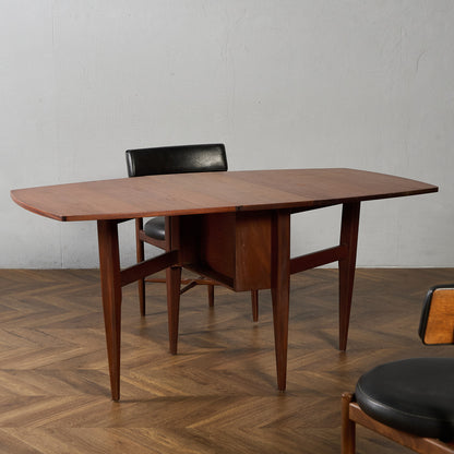 イギリス ヴィンテージ ドロップリーフ ゲートレッグテーブル