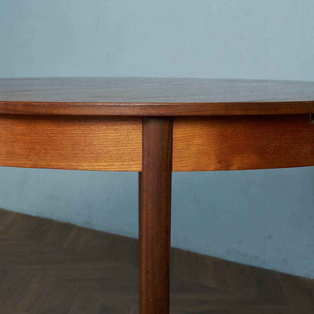 アンティーク　エクステンション ダイニングテーブル 英国ヴィンテージ エクステンション ラウンドダイニングテーブル