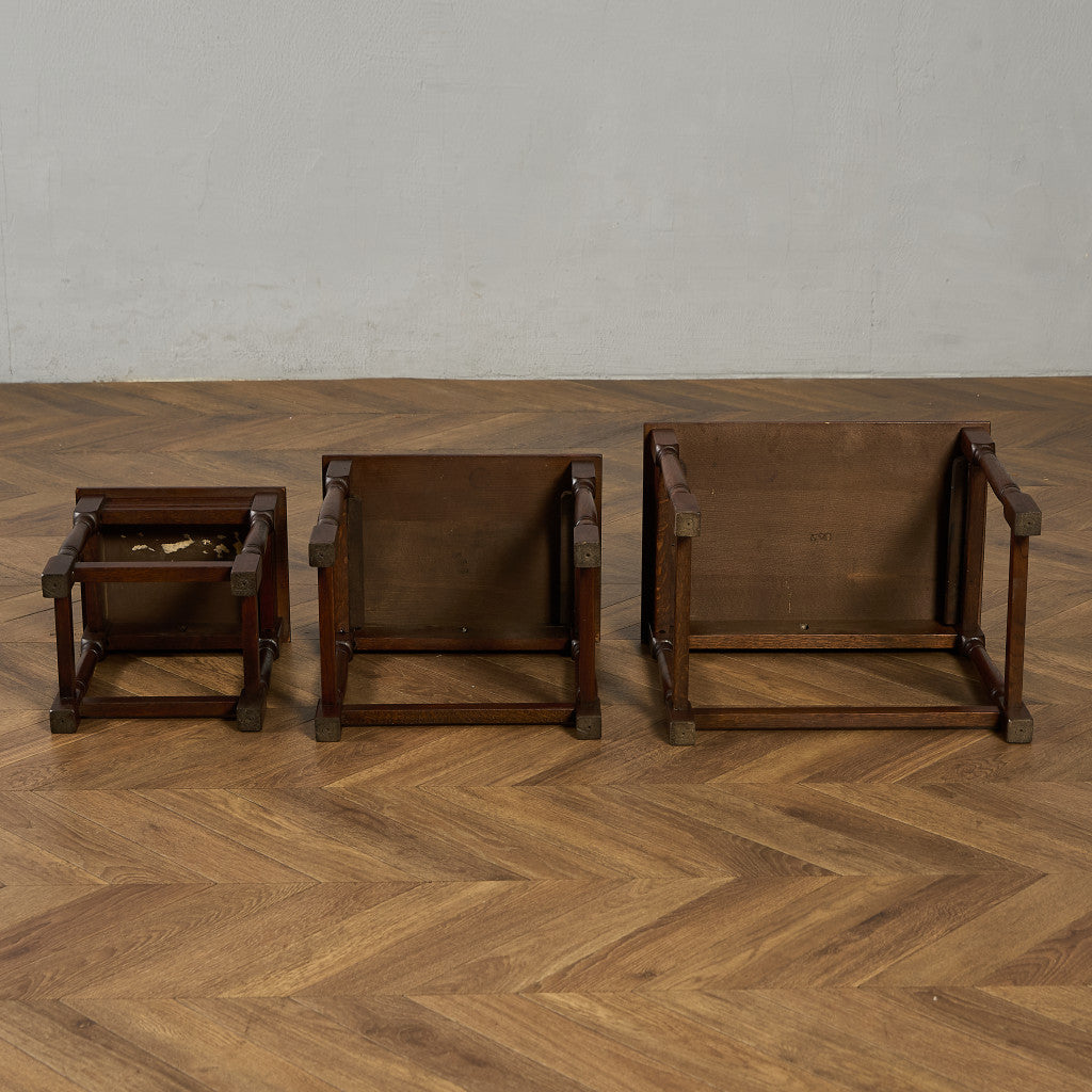 英国 クラシック ネストテーブル サイドテーブル