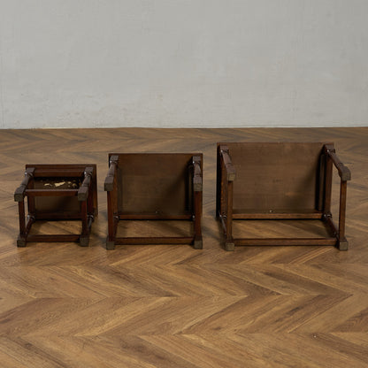 英国 クラシック ネストテーブル サイドテーブル