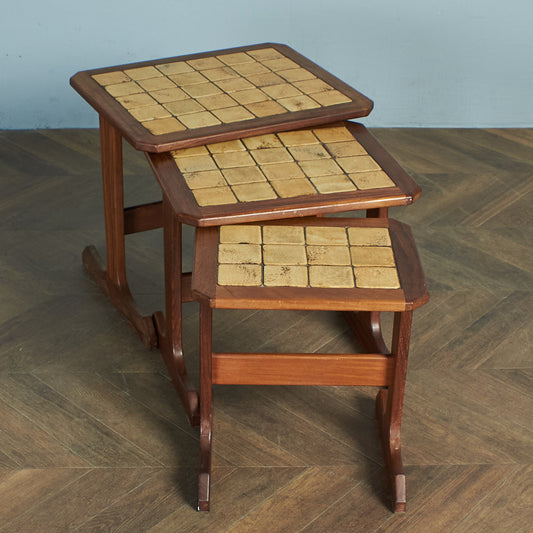 タイルトップ ネストテーブル (3585D)