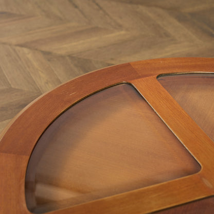 ヴィンテージ ガラストップ ネスト コーヒーテーブル