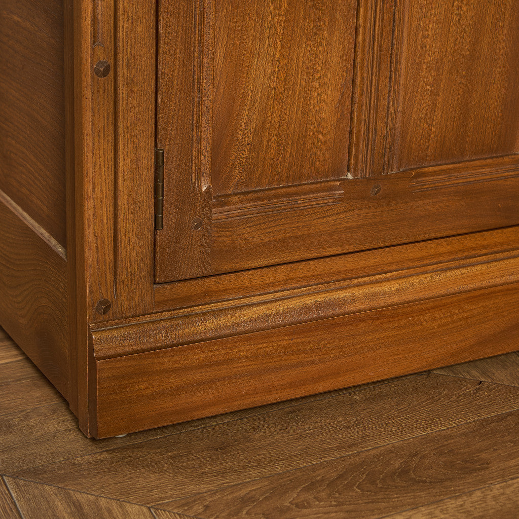 Old Colonial ヴィンテージ ブックケース カップボード ラウンドゴールドラベル