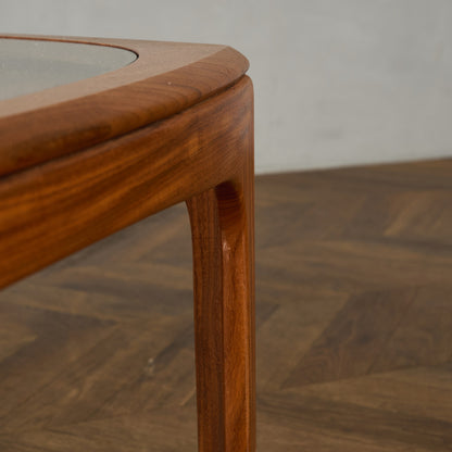 ヴィンテージ スクエア ガラス センターテーブル