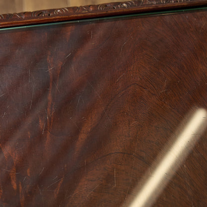 英国 クラシック ガラストップ ネストテーブル